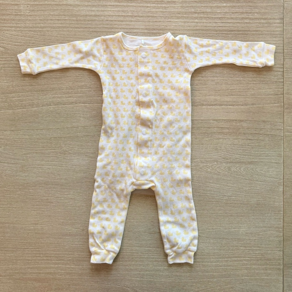 Magnetic Me Yellow Duck Print Footie